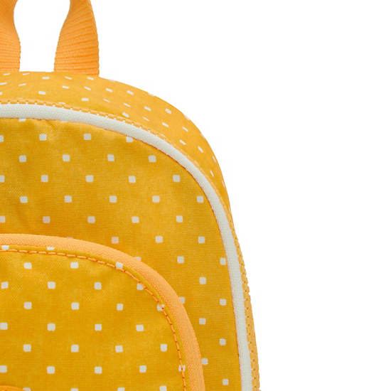 Kipling Curtis Compact Printed Convertible Backpacks Soft Dot Yellow | AU 1545DF